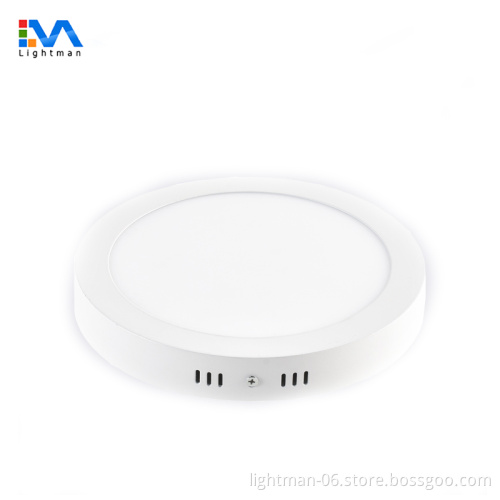 Surface Mount Round LED Panel Light 170mm 6W 12W 18W 24W
